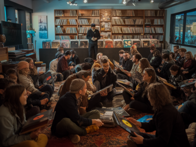 Comment monter une soirée d'écoute vinyle autour d'un label indépendant et convaincre le disquaire de vous prêter des pressages rares