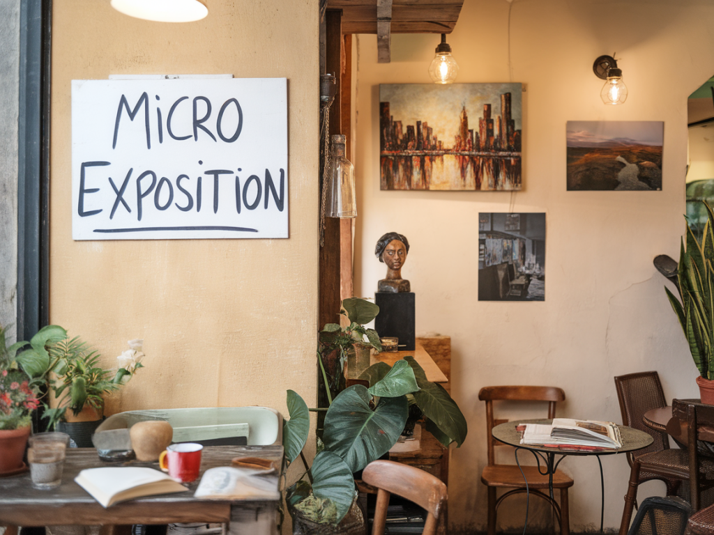 Comment convaincre le café de votre quartier d'accueillir une micro-exposition (format A3 à A0) en cinq e-mails types