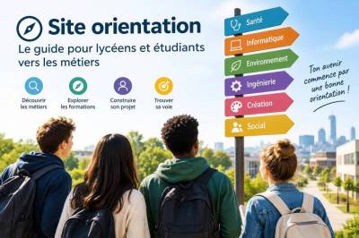 Site orientation : guide pour lycéens et étudiants vers les métiers