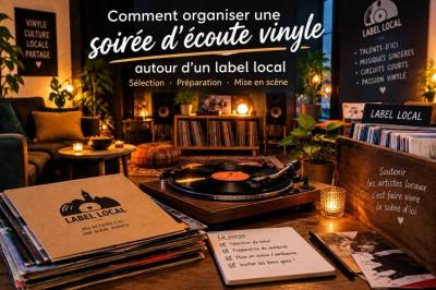 Comment organiser une soirée d'écoute vinyle autour d'un label local : sélection, préparation et mise en scène