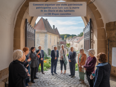 Comment organiser une visite patrimoniale participative avec la mairie et des habitants en cinq étapes concrètes?